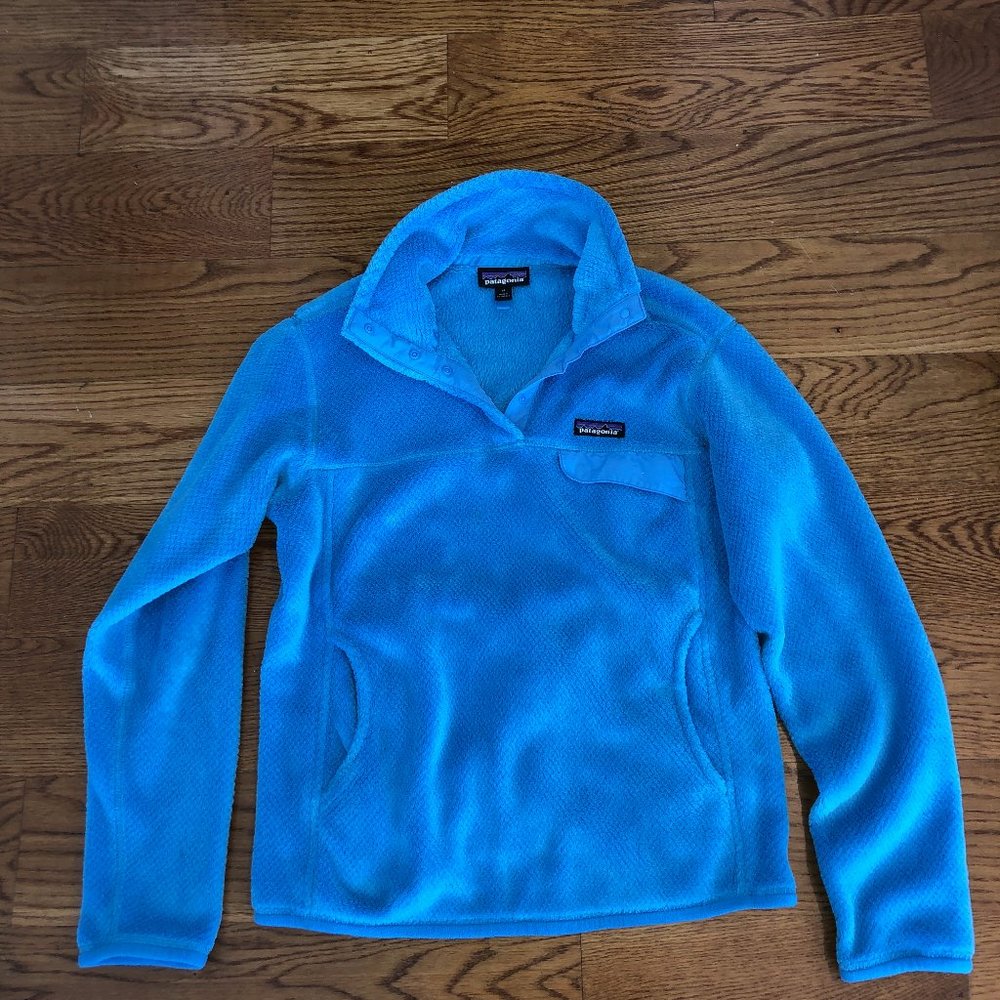 Patagonia Re Tool Snap-T Fleece Pullover Aqua M